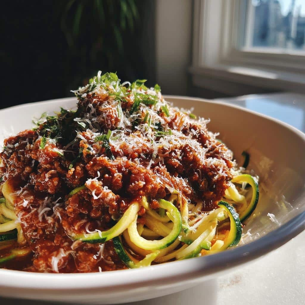 Zoodle Bolognese