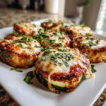 Zucchini Pizza Bites with Fresh Basil