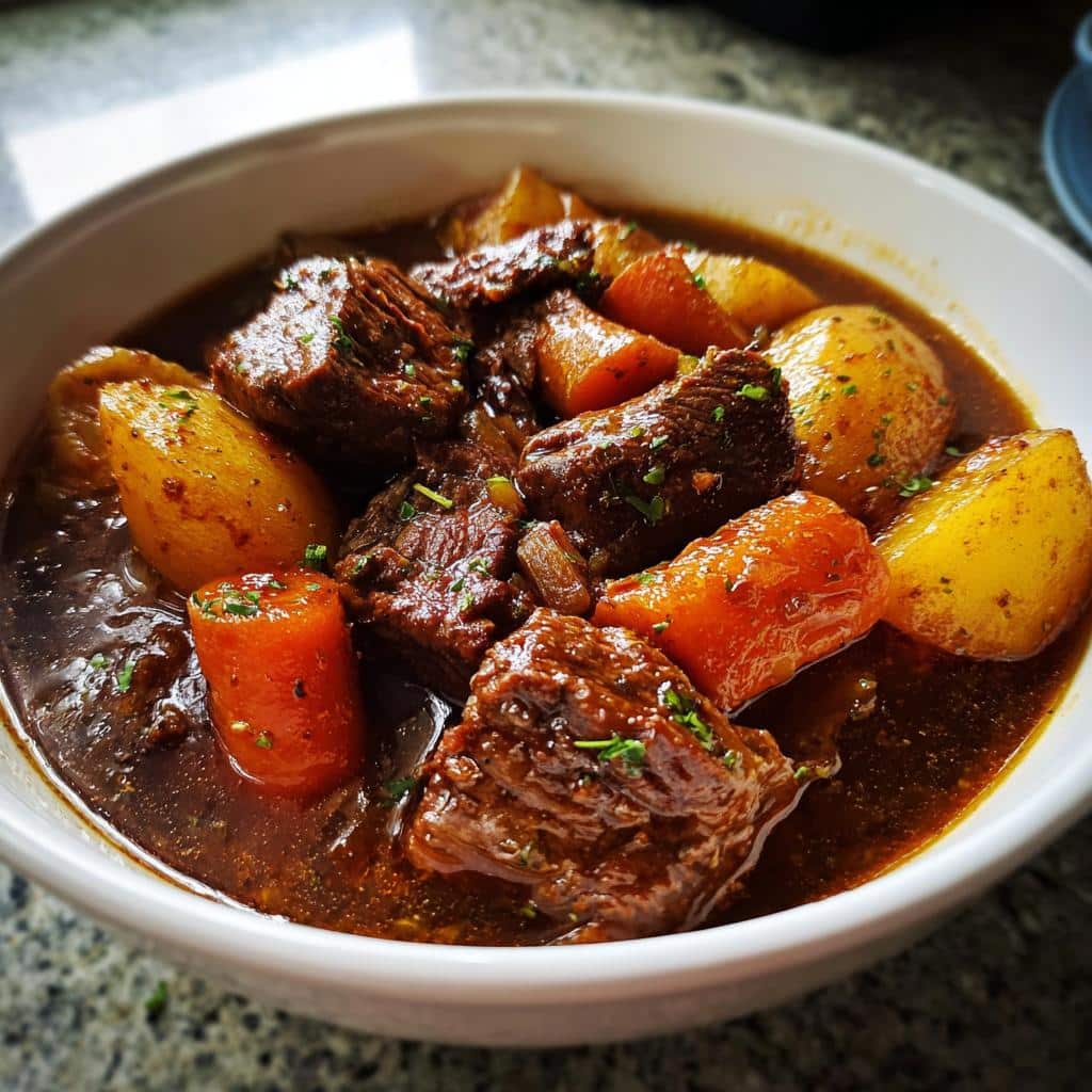 authentic belgian slow cooked beef stew