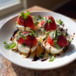 balsamic strawberry caprese