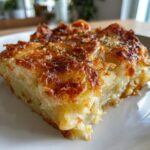 crispy parmesan and gruyere potato gratin