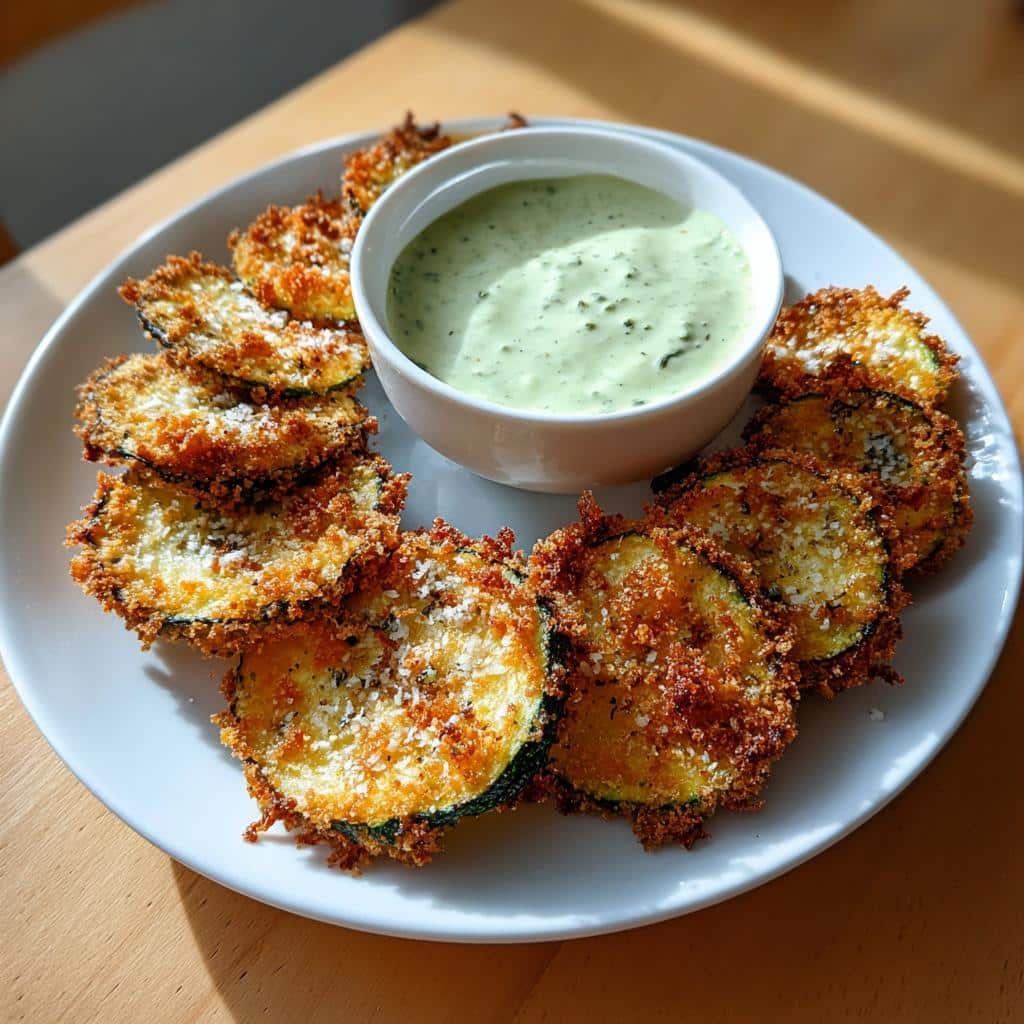 Crispy Zucchini Chips With Basil Mayo 5 crispy zucchini chips with basil mayo - detail 1