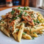 garlic parmesan chicken pasta