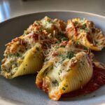 herb zucchini stuffed jumbo shells