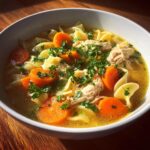 homemade chicken noodle soup