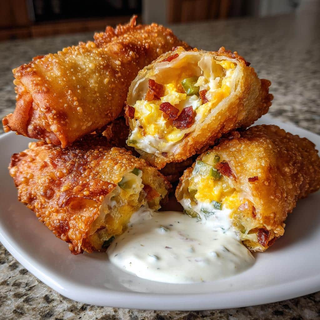 Jalapeno Popper Egg Rolls Ready in 25 Minutes 5 jalapeno popper egg rolls - detail 1