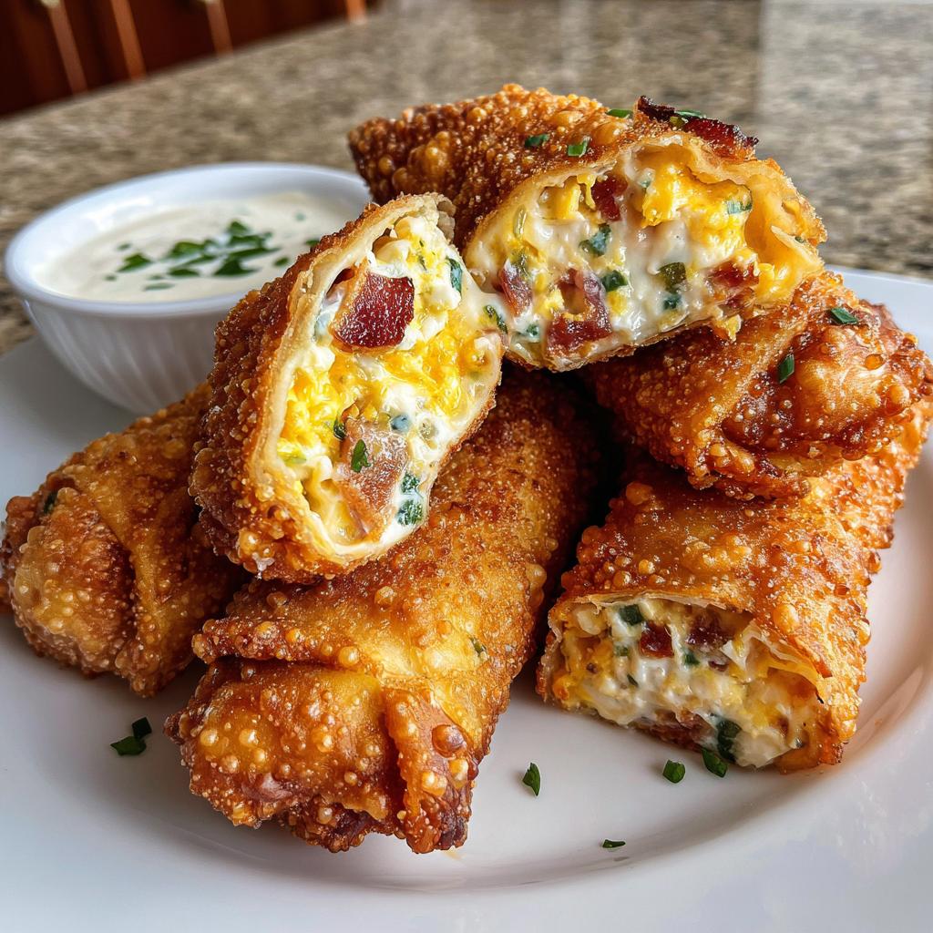 jalapeno popper egg rolls