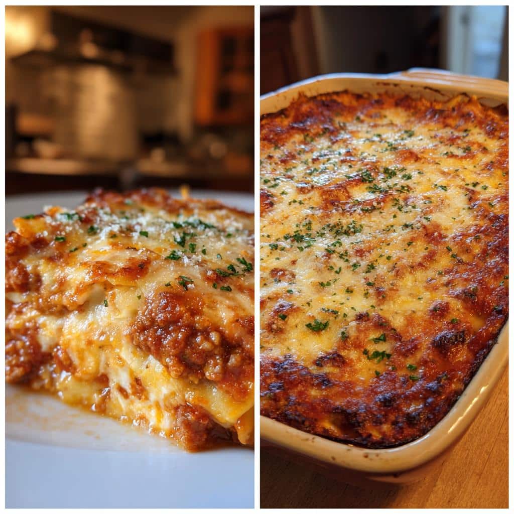 million dollar ravioli casserole with sausage and cheese - detail 1