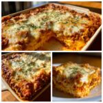 million dollar ravioli casserole with sausage and cheese