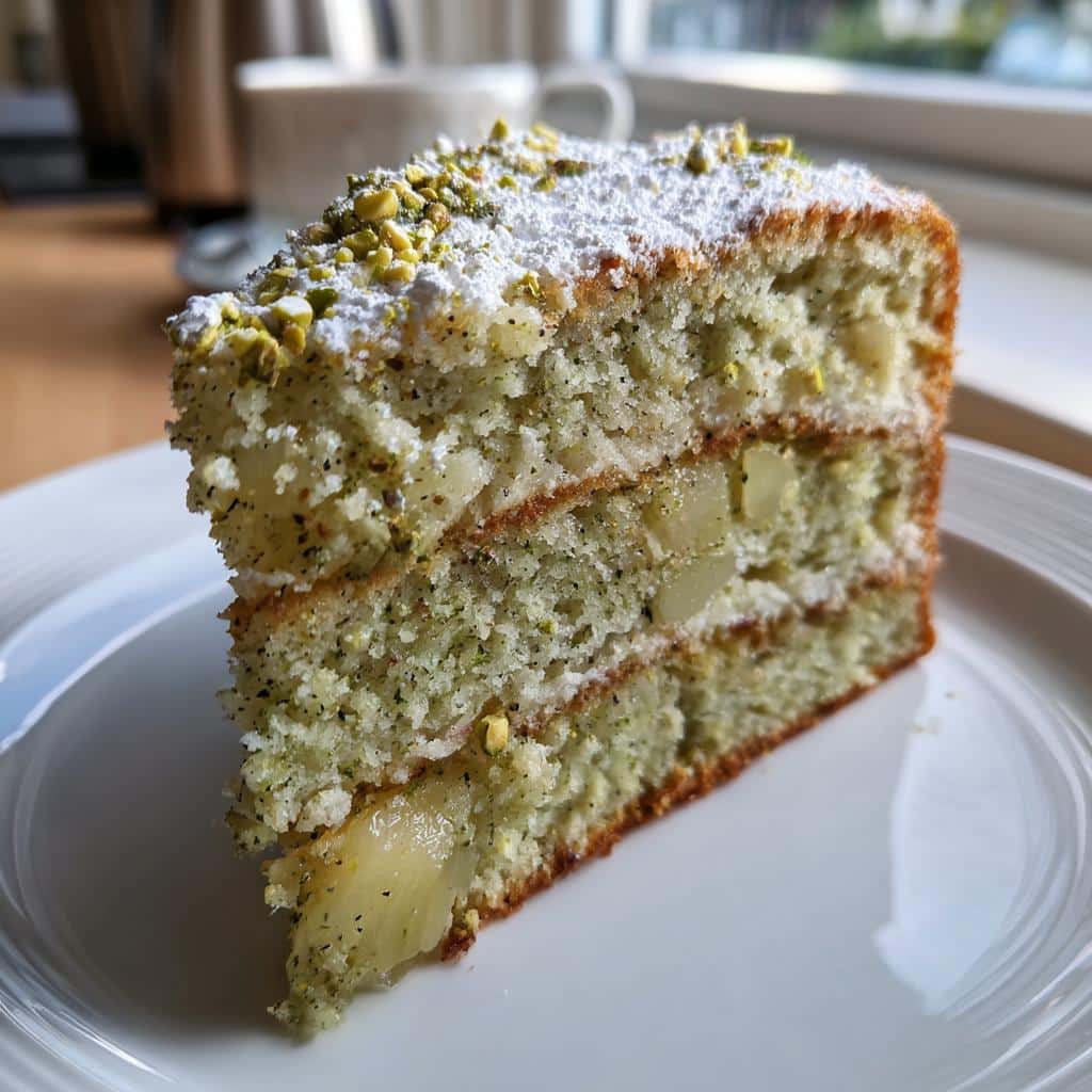 pistachio pineapple cake
