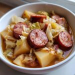 slow cooker kielbasa with cabbage and potatoes