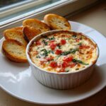 Three Cheese Tomato Bruschetta Dip 3 three cheese tomato bruschetta dip recipe