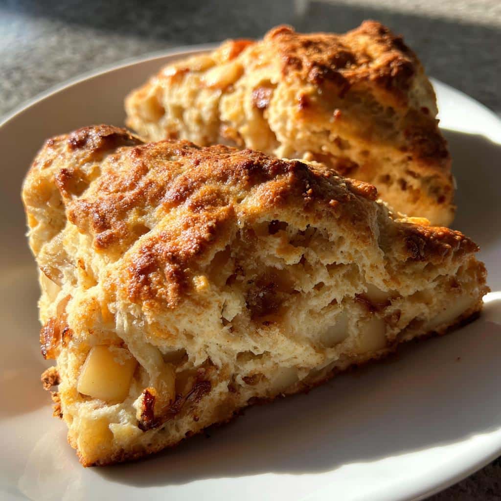 apple cinnamon scones