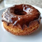baked chocolate glazed donuts