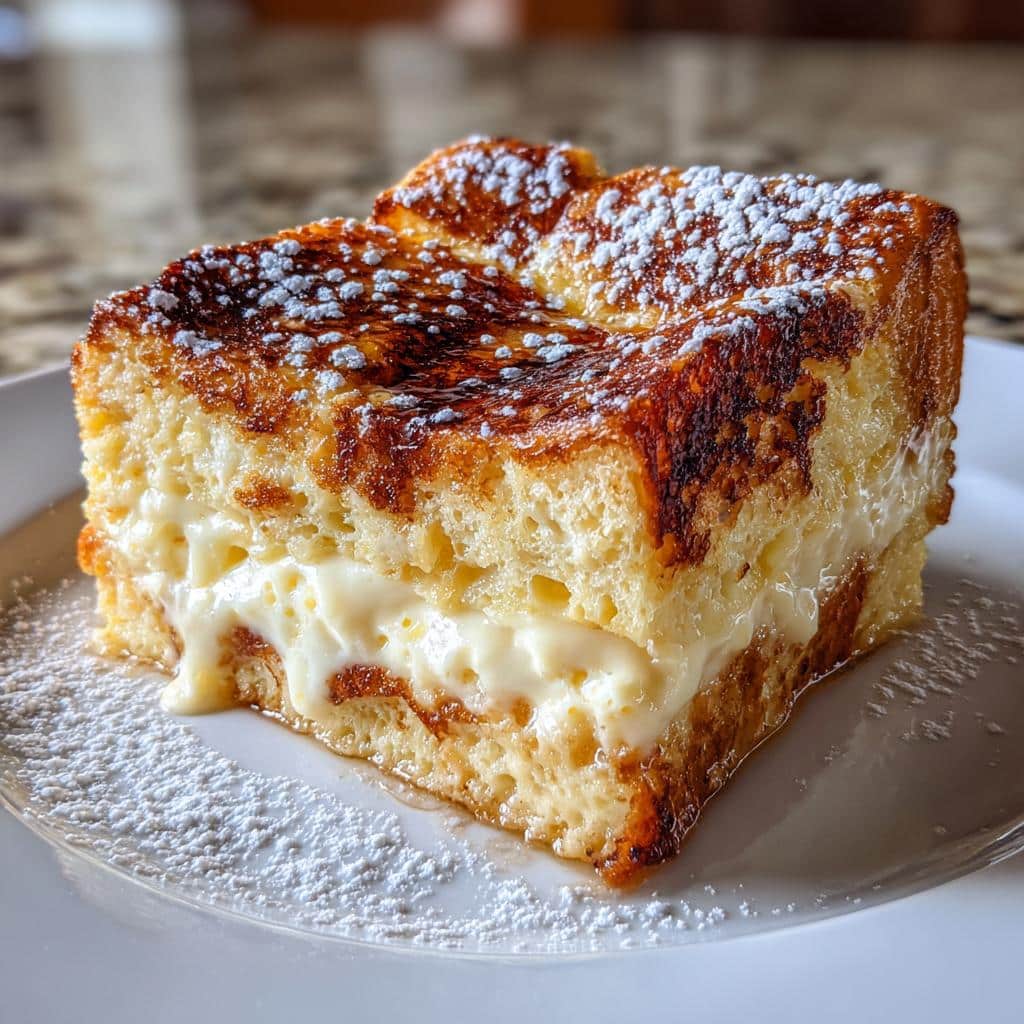 baked cream cheese french toast casserole