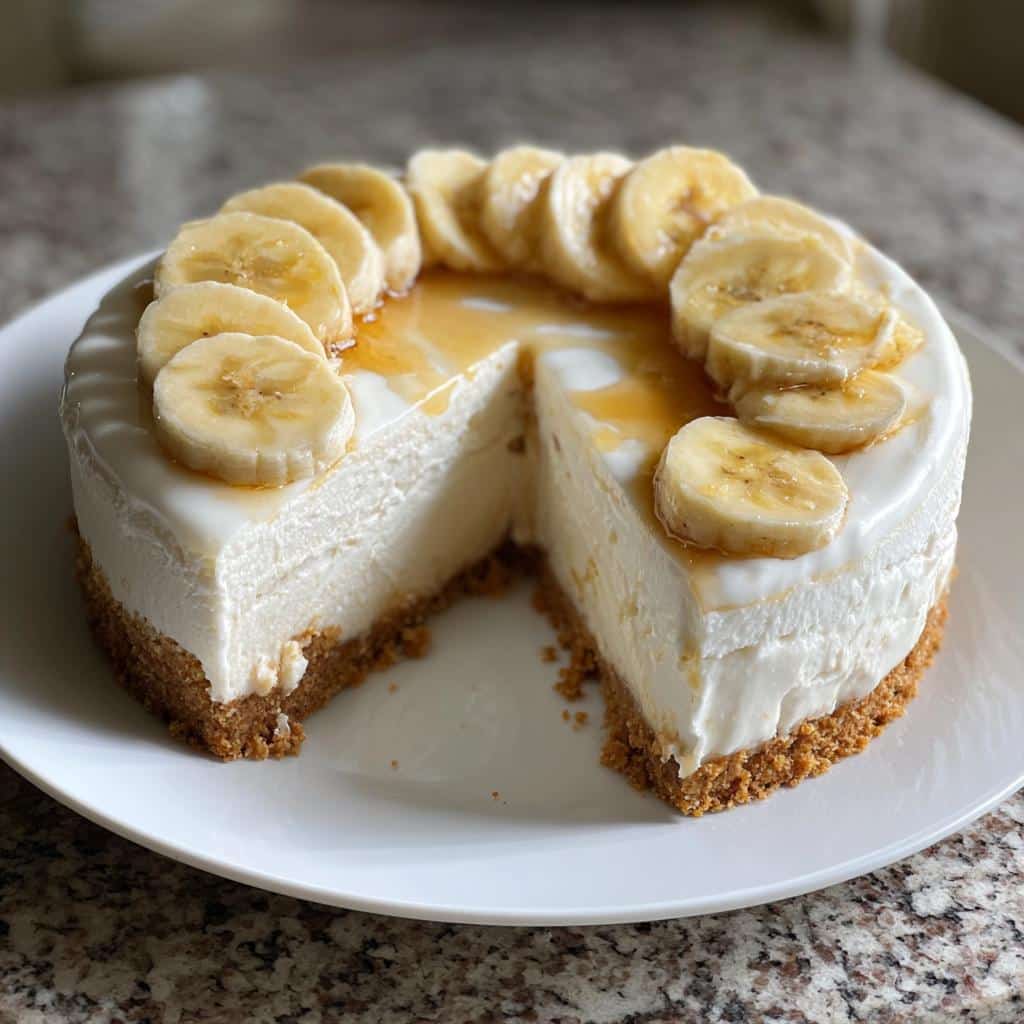 banana cream cheesecake recipe - detail 1