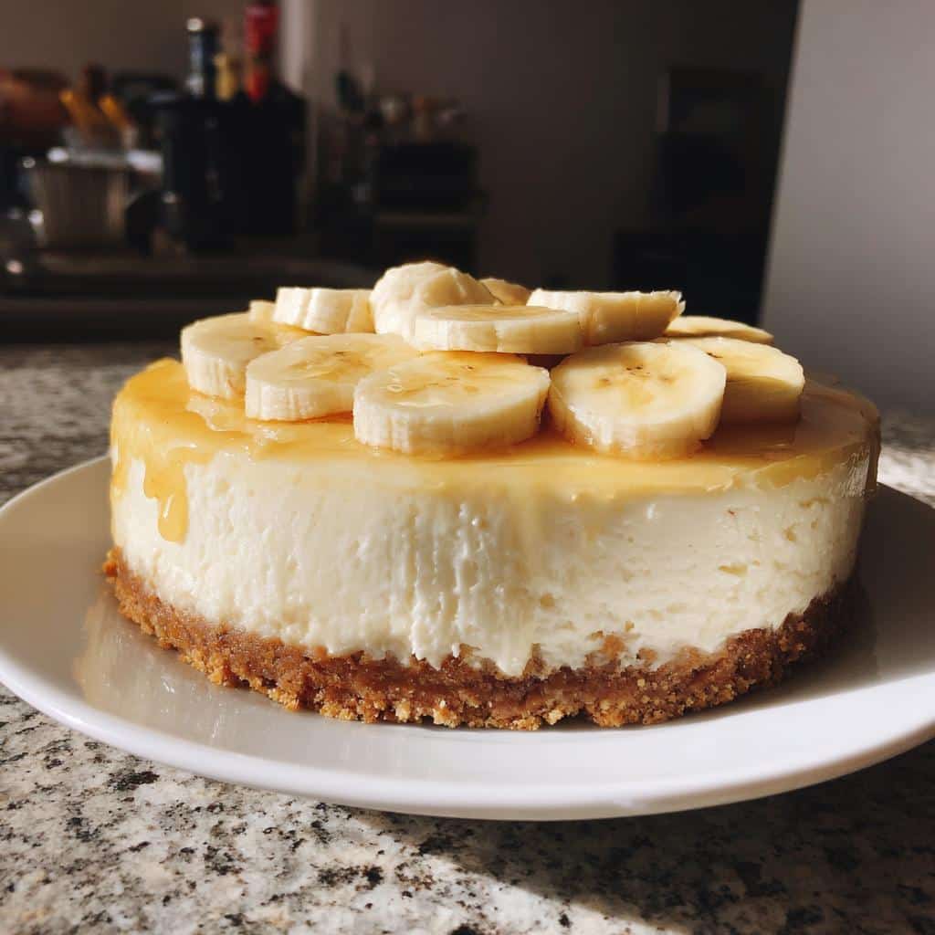 banana cream cheesecake recipe