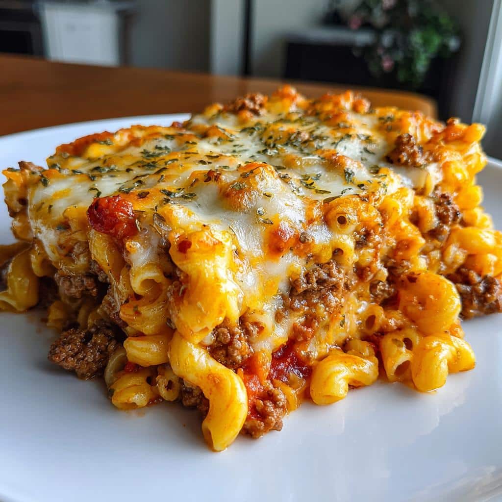 beef and pasta casserole
