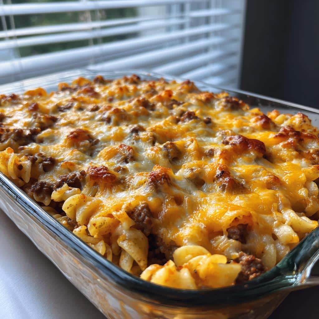 beef noodle casserole