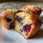 blueberry almond power muffins