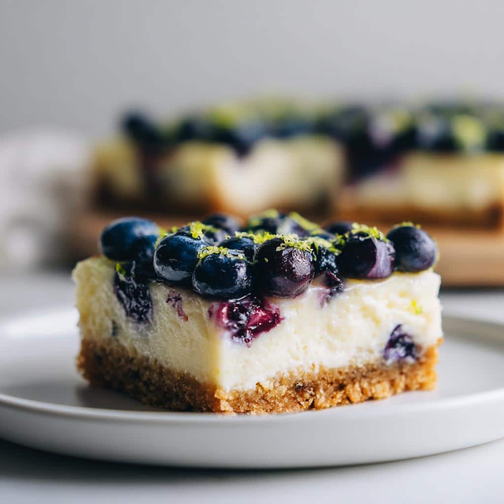 blueberry lime cheesecake bars recipe