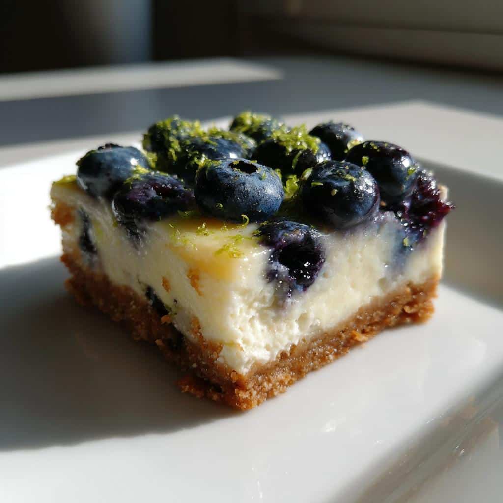 blueberry lime cheesecake bars recipe
