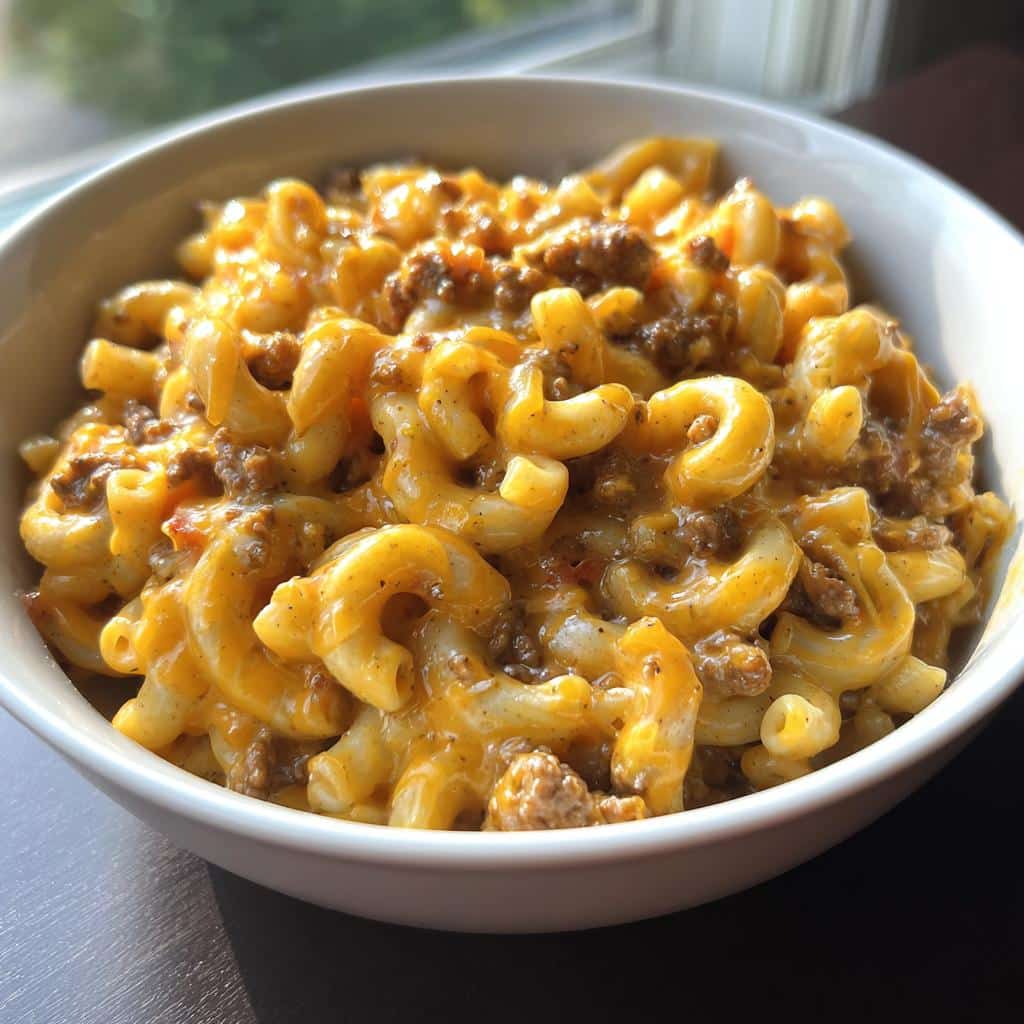 cheeseburger pasta
