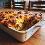 cheesy ground beef and potato casserole