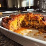 cheesy meatloaf casserole