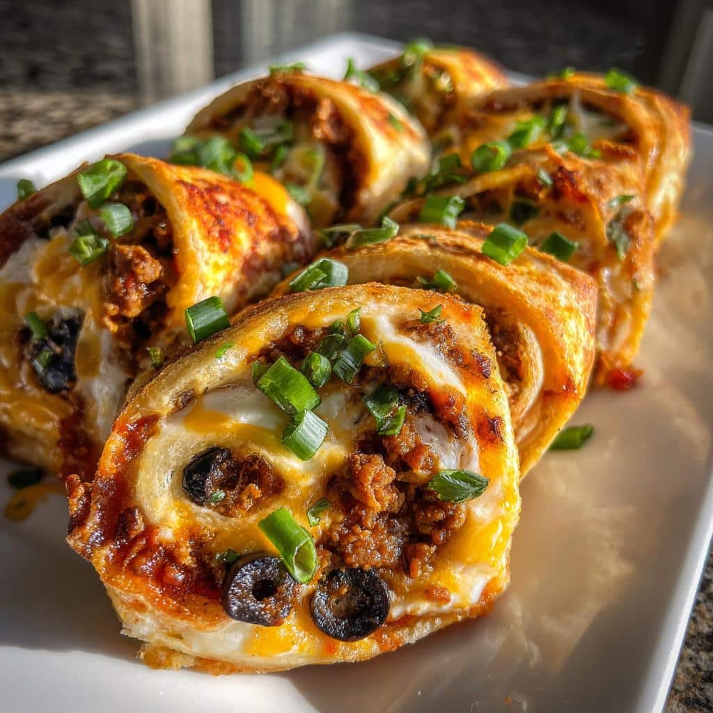 cheesy taco pinwheels an irresistible appetizer