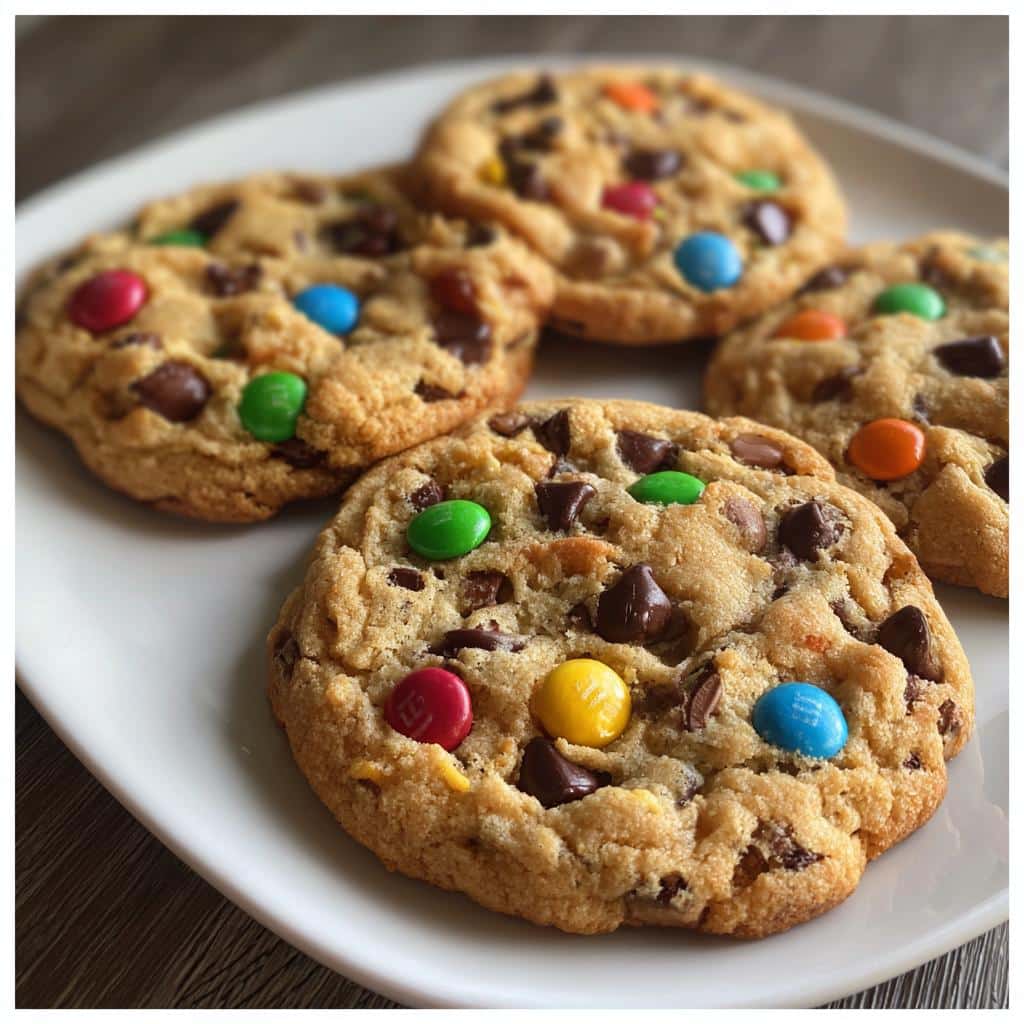 chocolate chip mm cookies - detail 1