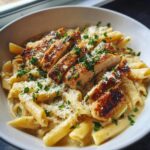 creamy cajun chicken pasta with parmesan garlic and mozzarella