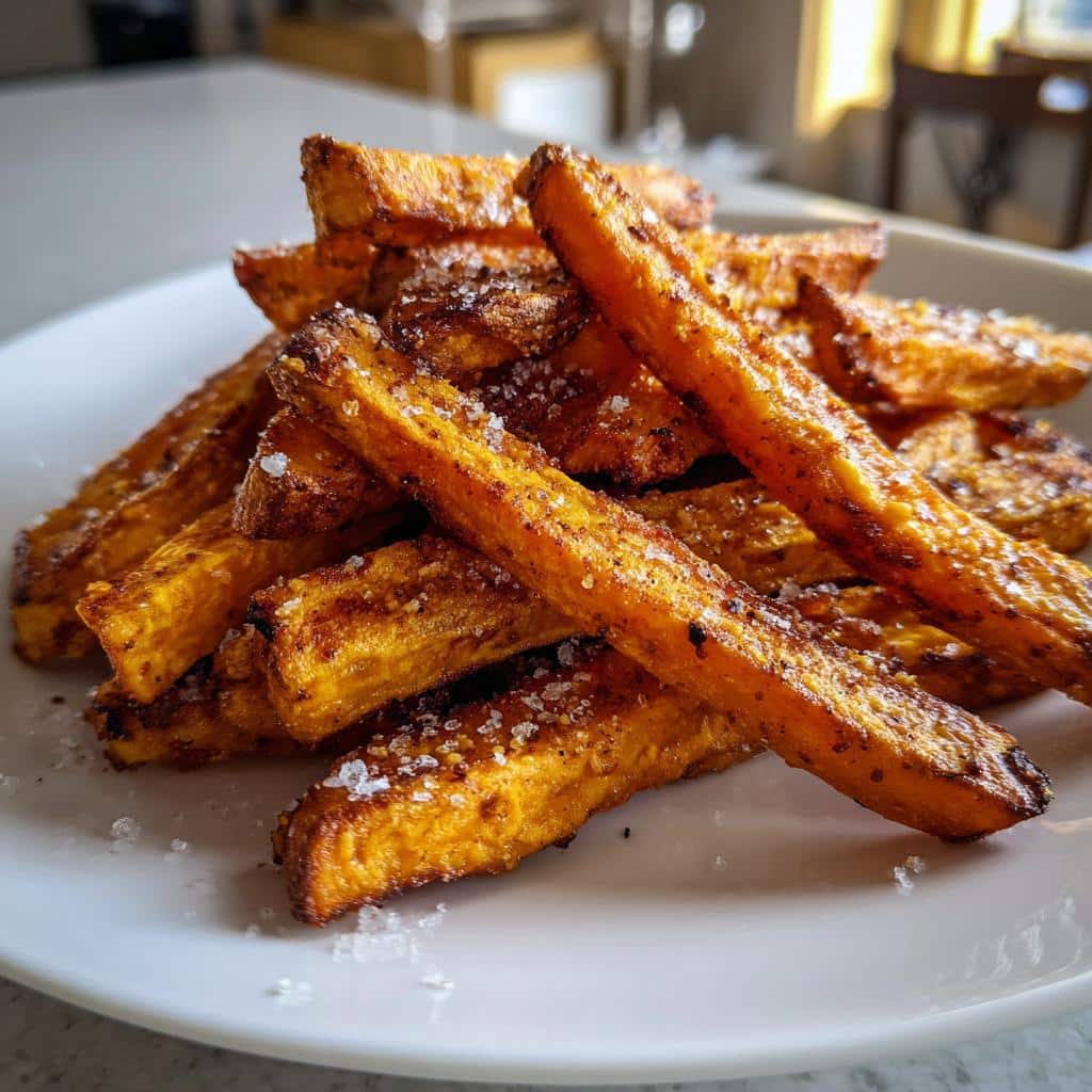 crispy baked sweet potato fries
