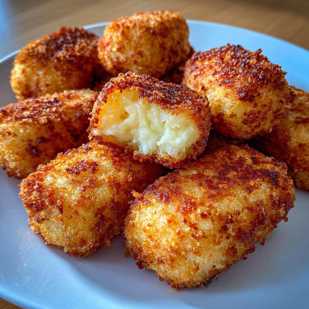 crispy mashed potato croquettes