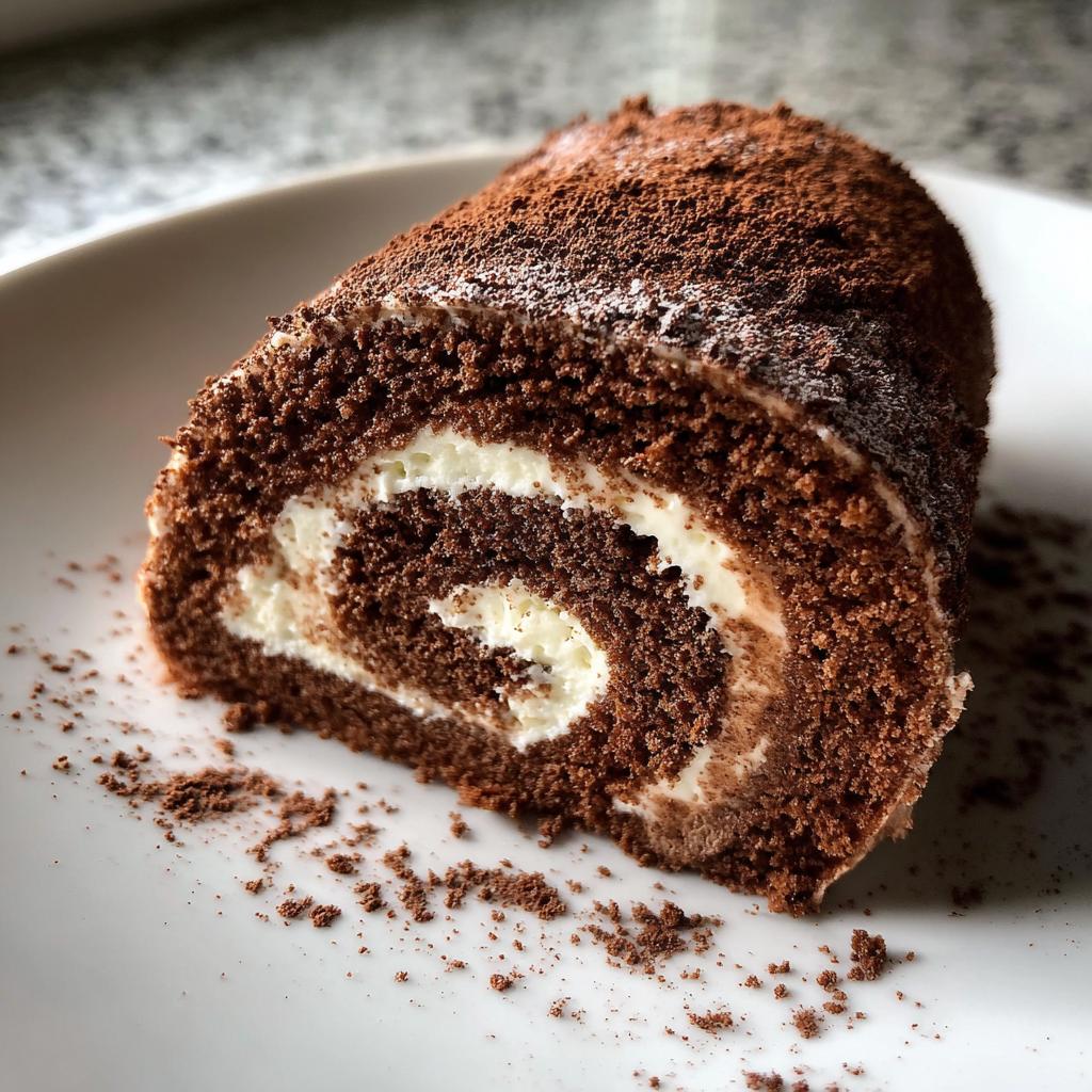 decadent chocolate cake roll recipe - detail 1