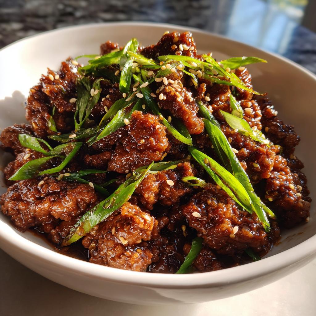 easy ground beef bulgogi