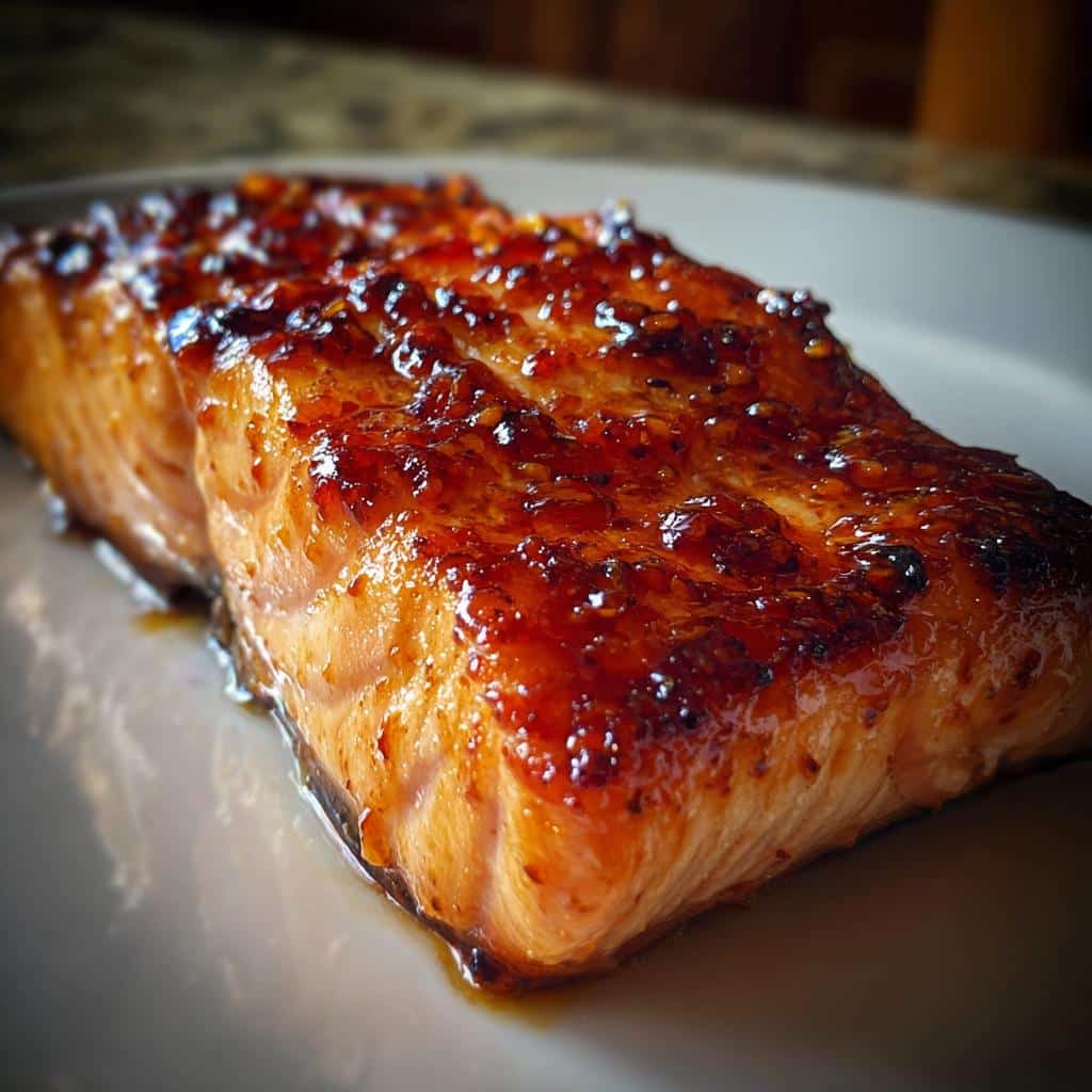 easy honey chipotle salmon - detail 1