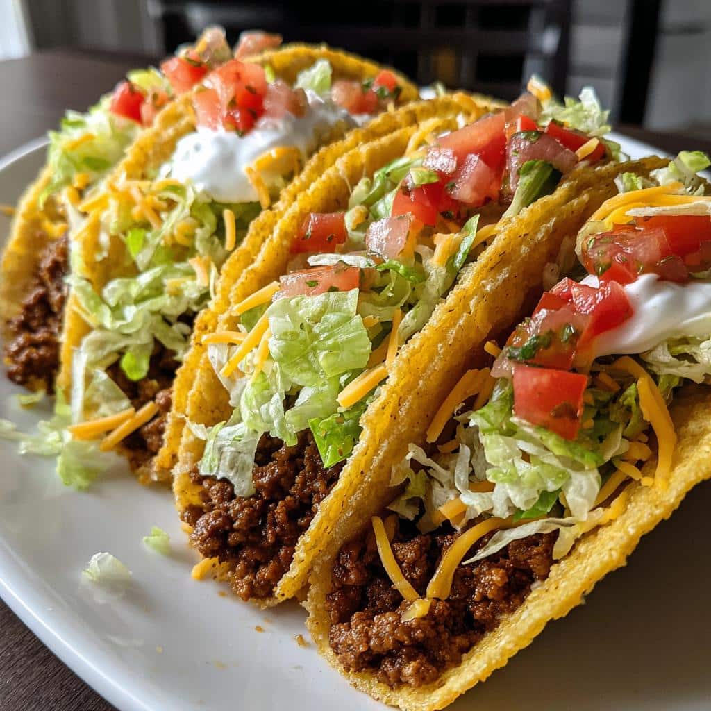 ground beef tacos - detail 1