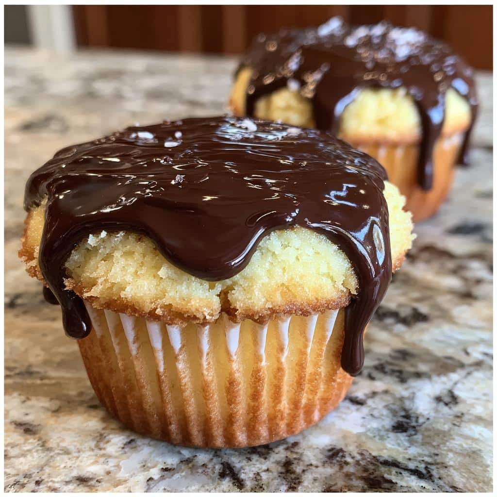 irresistible boston cream pie cupcakes