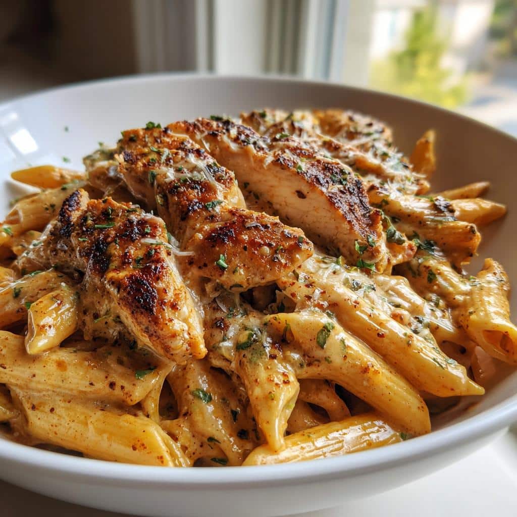 irresistible five ingredient creamy cajun chicken pasta