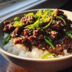 korean ground beef bowl