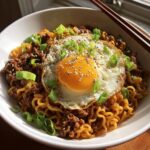 korean style ground beef ramen