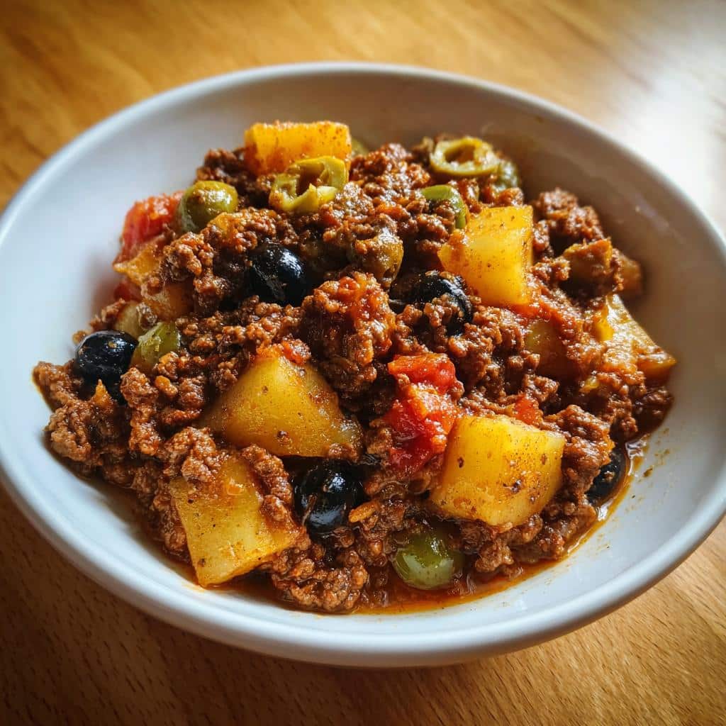 mexican picadillo - detail 1