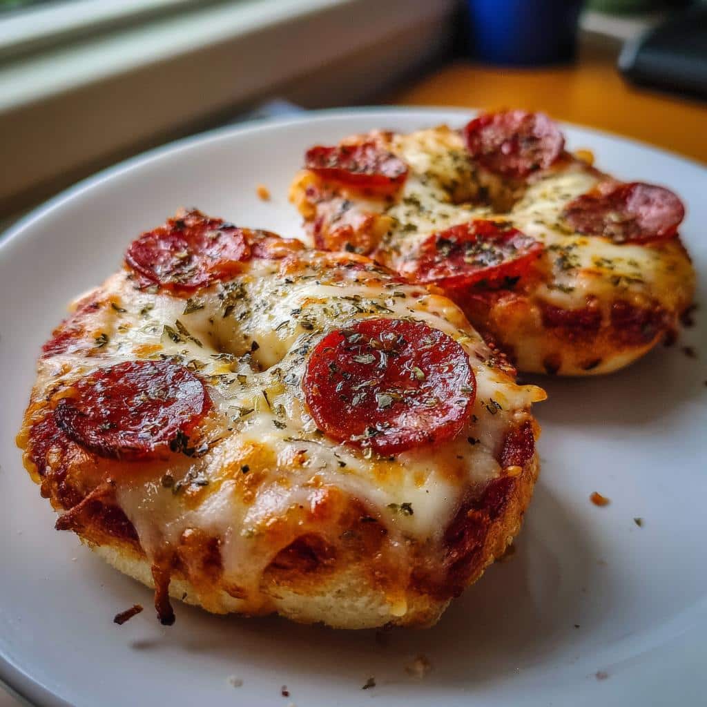 mini pizza bagels a fun delicious snack