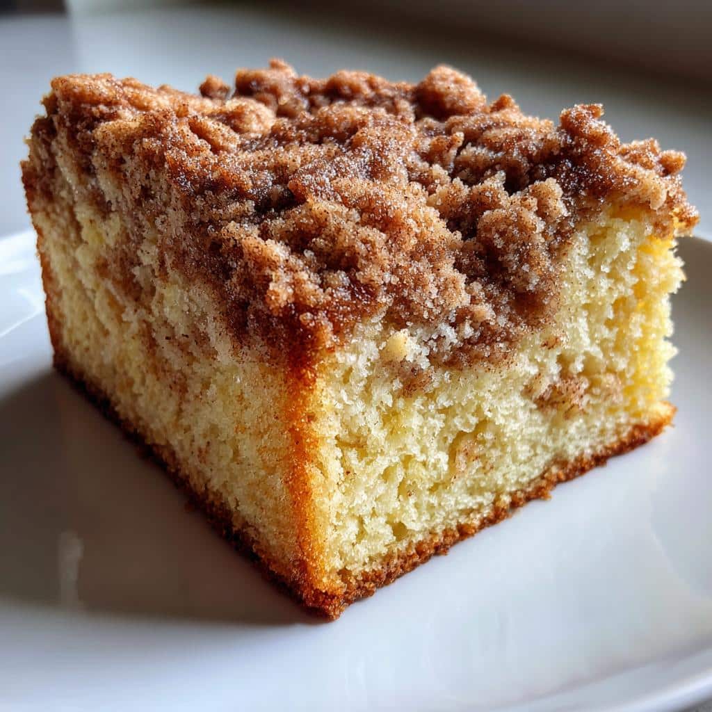 new york style crumb cake - detail 1