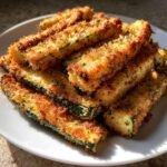 parmesan zucchini fries crispy flavorful