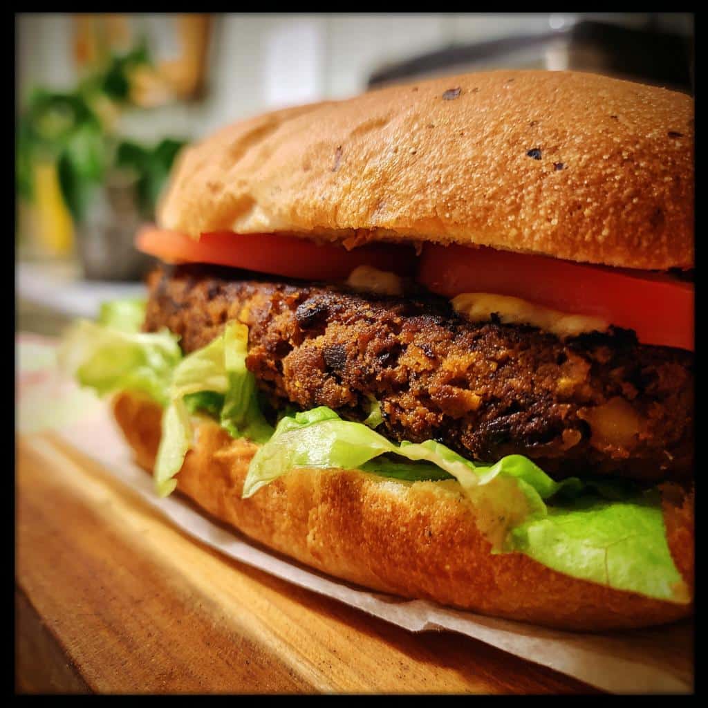 the best black bean burgers ive ever had - detail 1