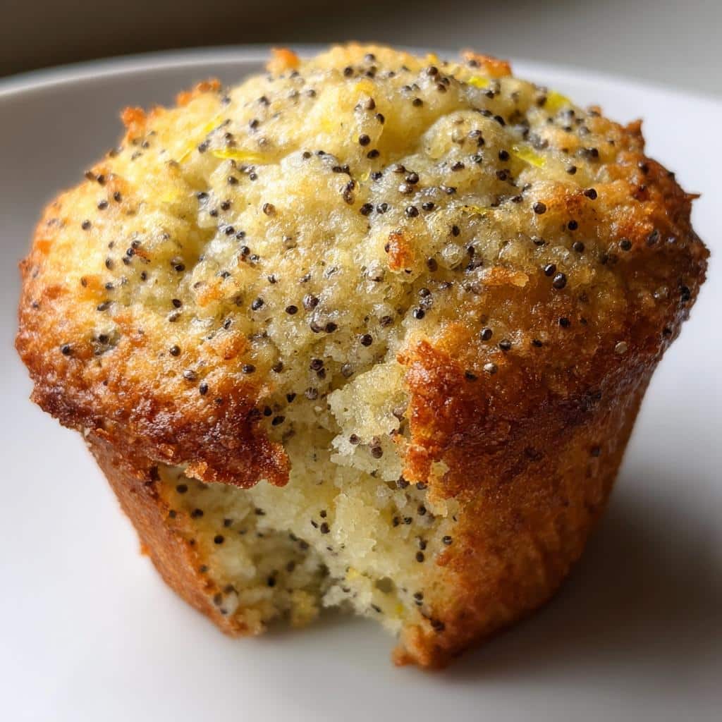the best lemon poppy seed muffins - detail 1