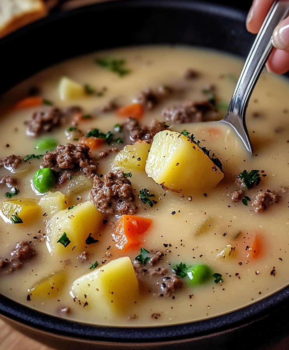 Amish Snow Day Soup - detail 1