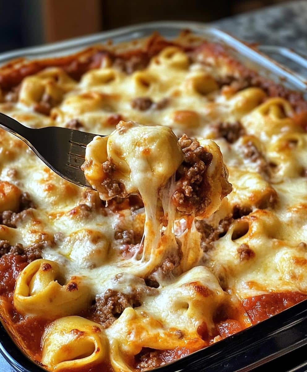Beef & Cheese Tortellini Bake - detail 1